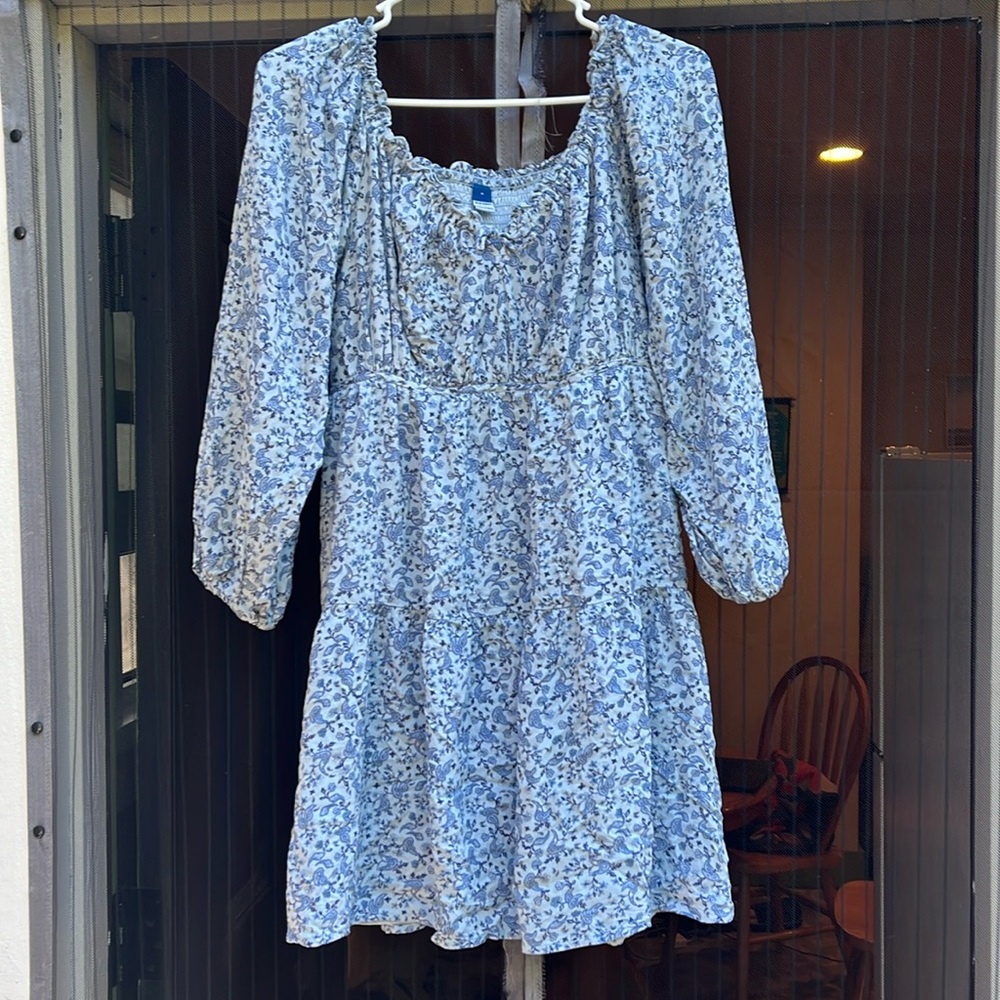 Cute Off The Shoulder Floral Paisley Dress
